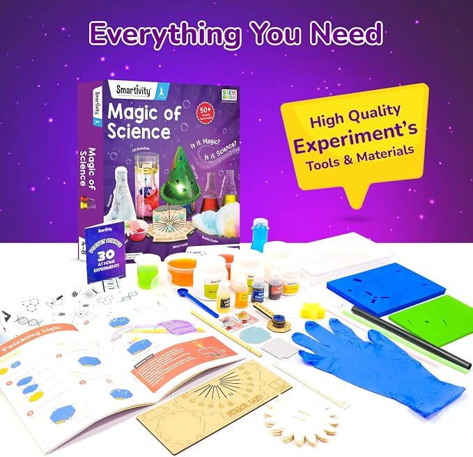 Smartivity Magic Science Kit for Kids Ages 4, 8 Years | 50+ Amazing Science - Image 5