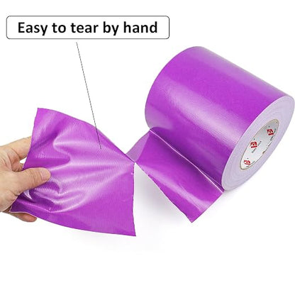 BOMEI PACK 6" Purple Duct Tape Heavy Duty, 6 Inch x 60 Yards Purple Wide Rol - Image 5