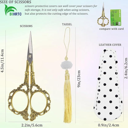 BIHRTC 4.5Inch Embroidery Stainless Steel Scissors - Image 2