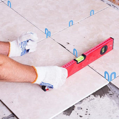 Yookeer 300 Pieces Tile Leveling System Tile Spacers 1/16 Inch, Horseshoe Shim - Image 3
