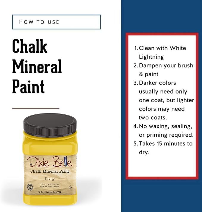 Dixie Belle Paint Company Chalk Finish Furniture Paint - Image 3