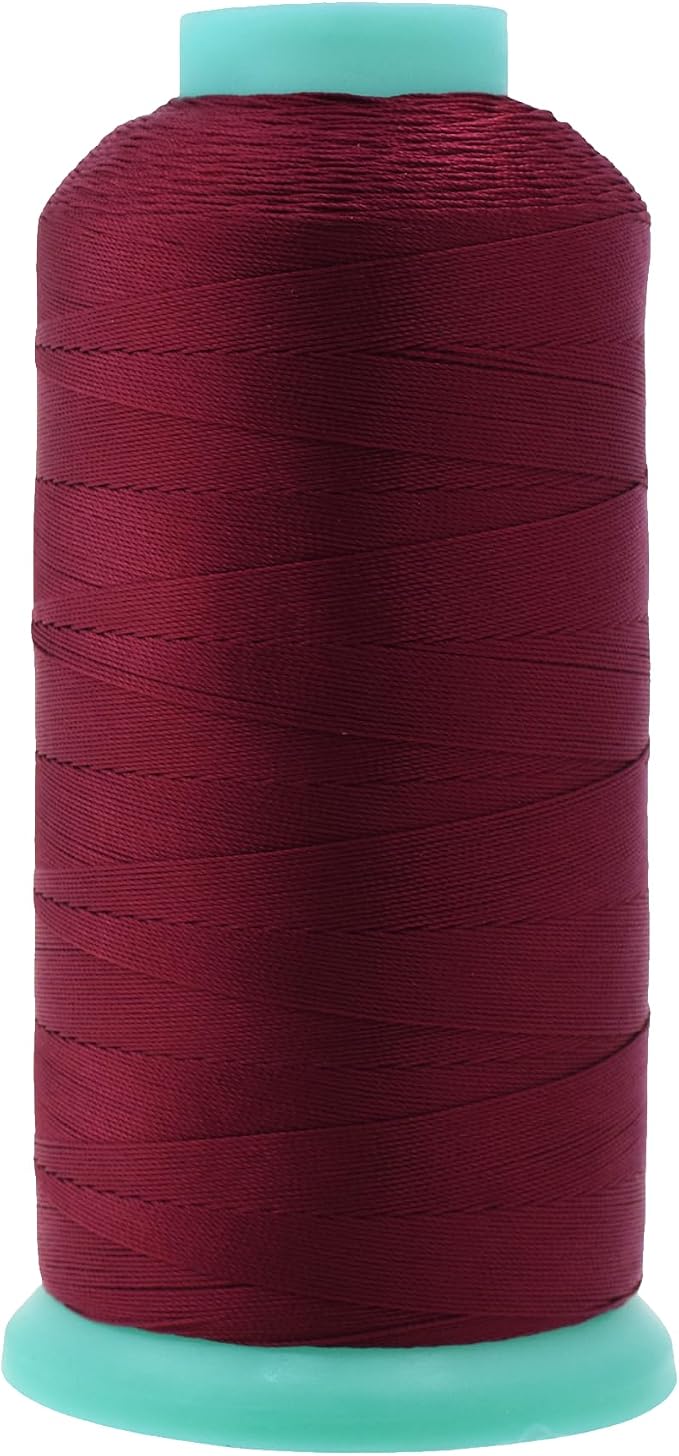 Mandala Crafts Bonded Nylon Thread Wine Heavy Duty Sewing Threads by MandalaCrafts