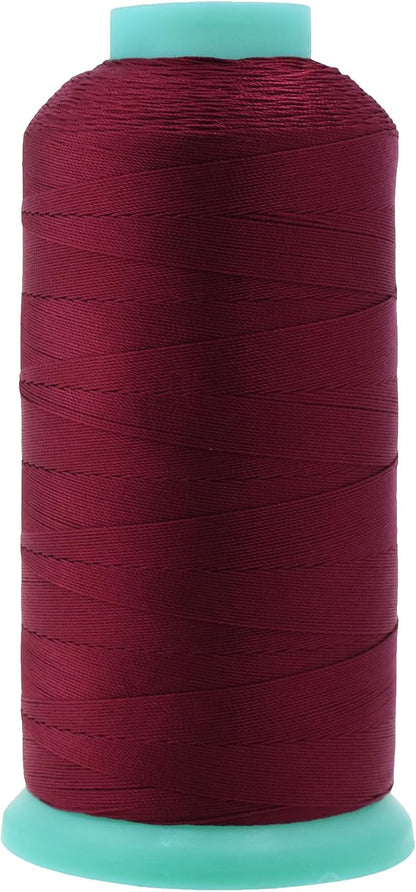 Mandala Crafts Bonded Nylon Thread Wine Heavy Duty Sewing Threads by MandalaCrafts