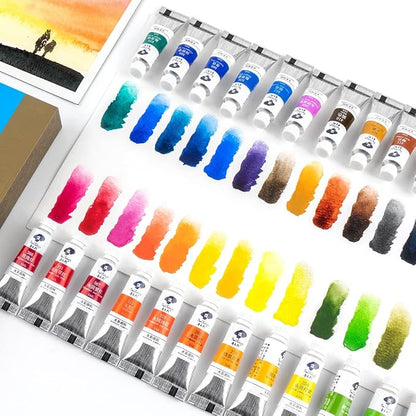 Paul Rubens Watercolor Paint, 24 Vibrant Colors Highly Pigmented, 5ml Each Tube by PaulRubens