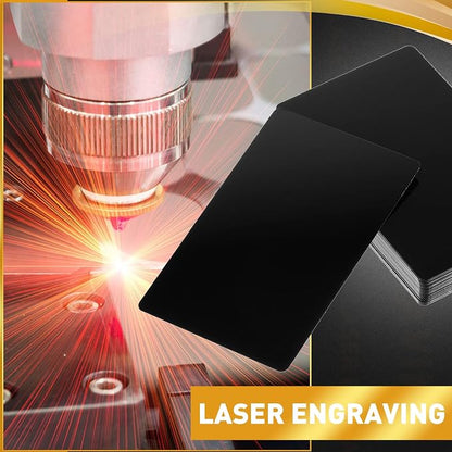 Thenshop 550 Pcs Metal Business Cards Engraving Aluminum Plates - Image 4