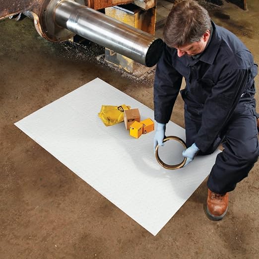 PIG Oil-Only Absorbent Mat Roll | Absorbs Oil-Based Liquids | Lightweight | 40 - Image 5