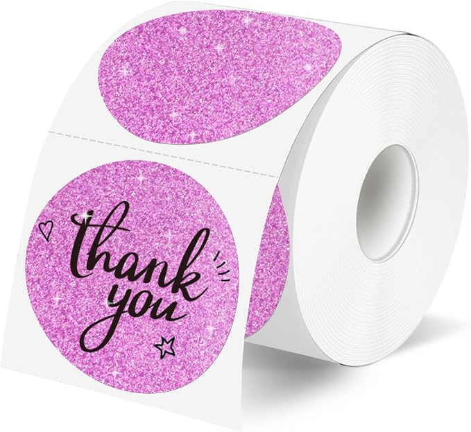 2" Holographic Thermal Label Stickers, Round Direct Thermal Label Stickers by Unknown