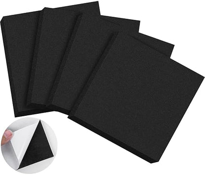ToLanbbt 4 PCS Adhesive Foam Padding Sheets Closed Cell Neoprene Foam Sheet by ToLanbbt