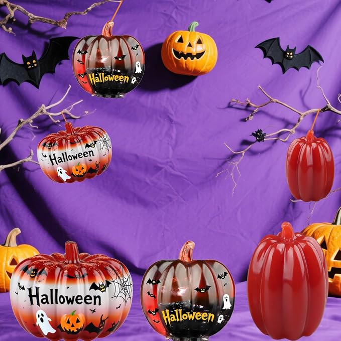 3Pack Mini 3D Pumpkin Molds for Resin, Resin Pumpkin Mold, Pumpkins Silicone - Image 6