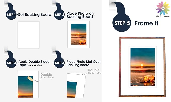 Mat Board Center, 16x20 for 11x14 Photo Picture Double Mats - Image 5