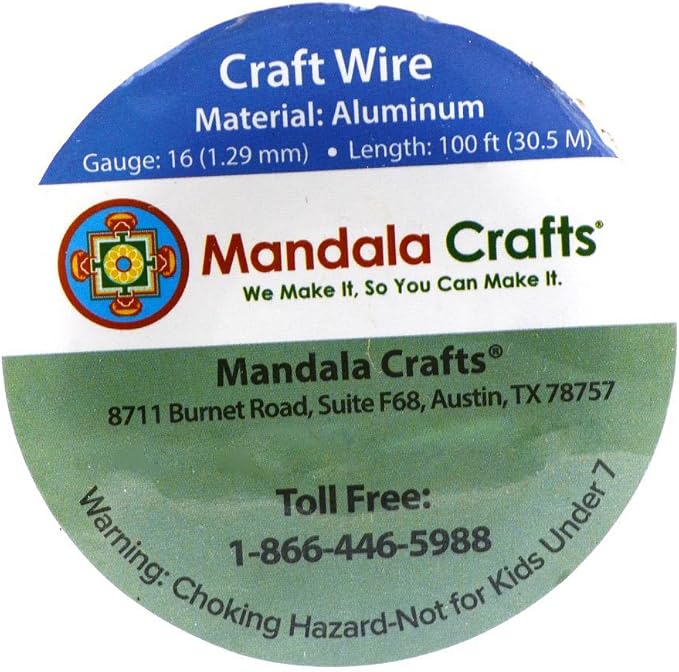 Mandala Crafts 16 Gauge Anodized Aluminum Craft Wire - Image 3
