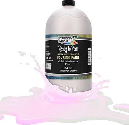 Pouring Masters Violet Interference Pearl Special Effects Acrylic Pouring Paint by USArtSupply