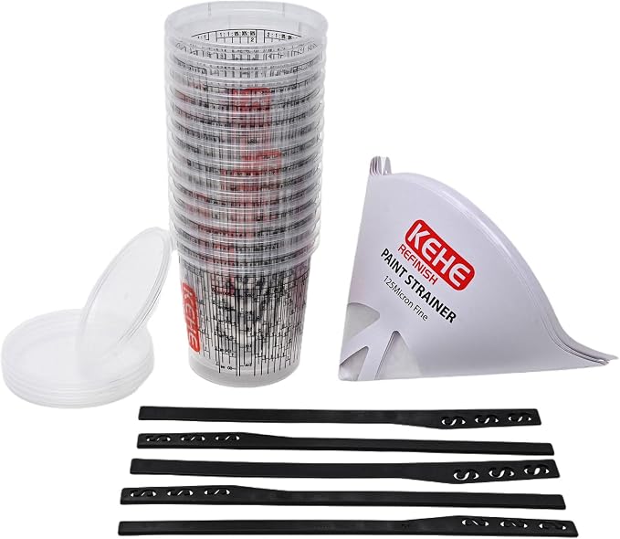 15 PACK Paint Mixing Cups by KEHE REFINISH, 18 oz, Disposable or Reusable by Unknown
