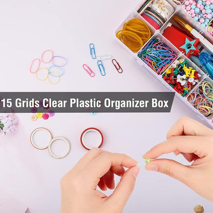 15 Large Grids Plastic Organizer Box - Image 7