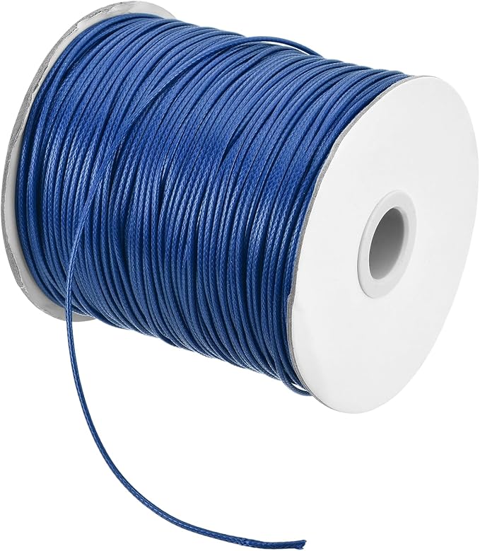 MECCANIXITY Waxed Cord 1.5mm Waxed Polyester Cord 175 Yard Wax String by MECCANIXITY