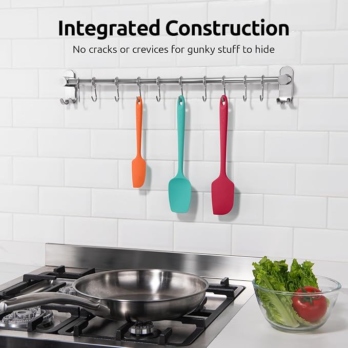 U-Taste Silicone Baking Spatula Set: 600ºF High Heat Resistant, Food Grade - Image 9