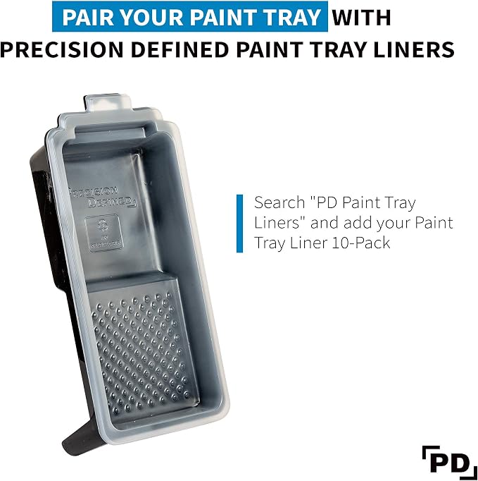 Precision Defined Paint Trays, Paint Roller Trays Liner, Plastic Paint Pan - Image 6