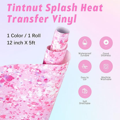 Tintnut Splash Heat Transfer Vinyl Roll - Image 2