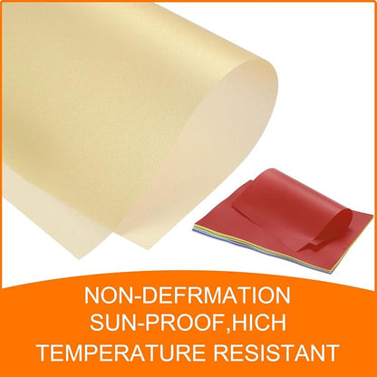MECCANIXITY Colored Vellum Paper, 40 Sheet Orange Yellow Transparency 11.7 x - Image 5