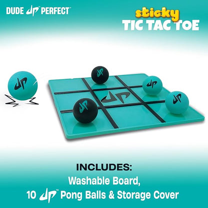 Dude Perfect Sticky Tic Tac Toe, Kids Tabletop Activity, - Image 4