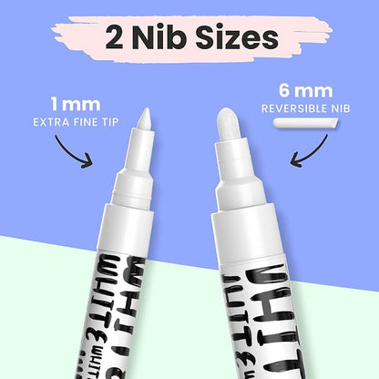 Chalkola White Chalk Markers - Image 2