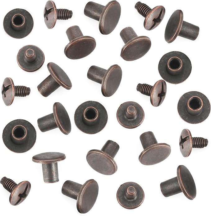 YORANYO 150 Sets 8MM Chicago Screws Leather Rivets - Image 3