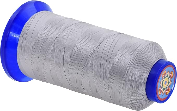 Mandala Crafts Gray Heavy Duty Thread -1500 Yds Tex 70 Thread - Image 2