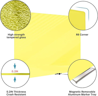 Magnetic Glass Whiteboard - Image 2