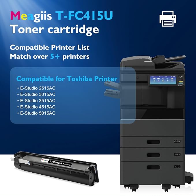 T-FC415U-K TFC415UK Black High Yield Toner Cartridge, Replacement - Image 2