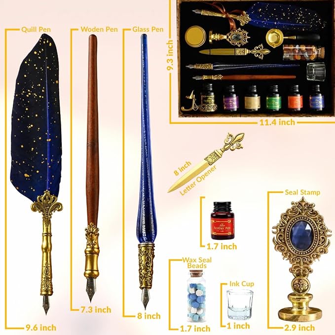 CASA BRAVA Vintage Calligraphy Set - Image 2