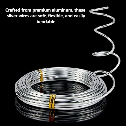 4 Pcs Aluminum Craft Wires, Bendable Craft Wire - Image 3