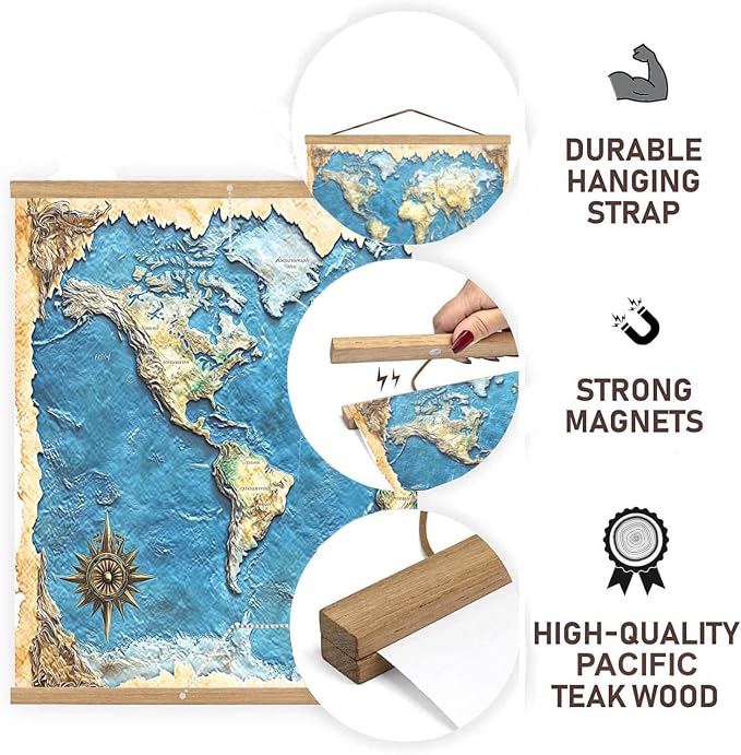DACRI HOME 52" Magnetic Poster Hanger Frame - Image 4