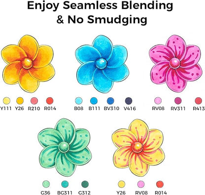 Ohuhu Alcohol Markers Brush Tip - Image 3