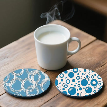 CHGCRAFT 4 Pcs Looped Circles Polymer Clay Texture Sheets Artistic Dots - Image 6