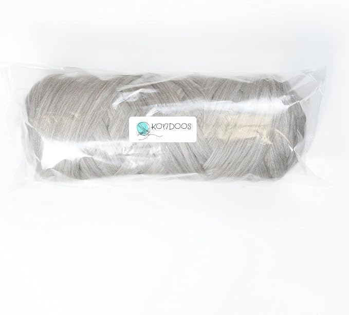 Natural Wool Bulk roving, 4 lb. Best Wool - Image 3