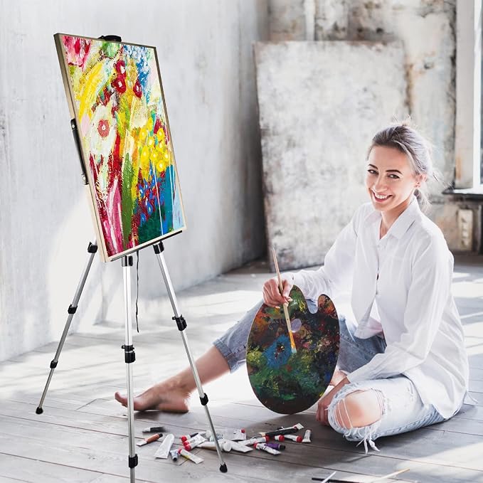 Art Artist Easel Stand for Painting, Portable Adjustable Easels for Painting - Image 4