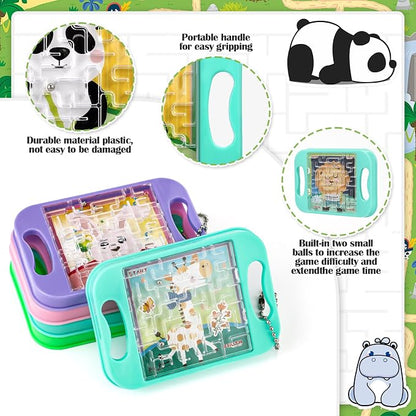 Maze Puzzle Keychain Cubes Bulk Christmas Maze Game Puzzles Keychain Cubes - Image 3