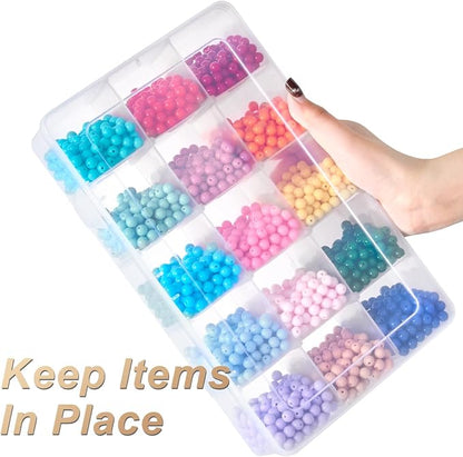 15 Grids Large Plastic Organizer Box - Image 4