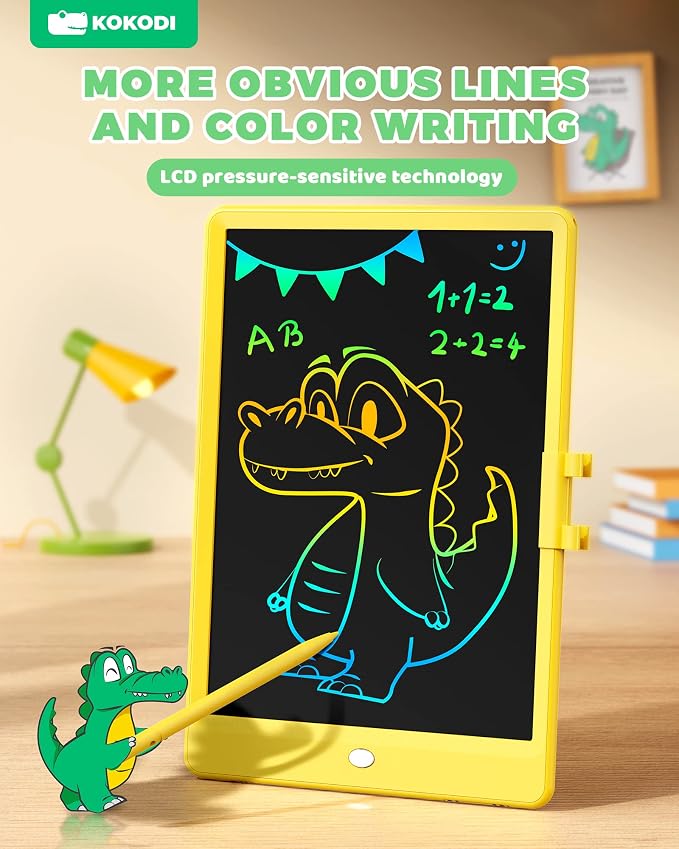 KOKODI LCD Writing Tablet, 10 Inch Colorful Doodle Board Drawing Tablet - Image 2