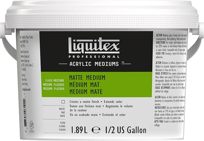 Liquitex Professional Matte Medium, 1.89L Bucket by Liquitex