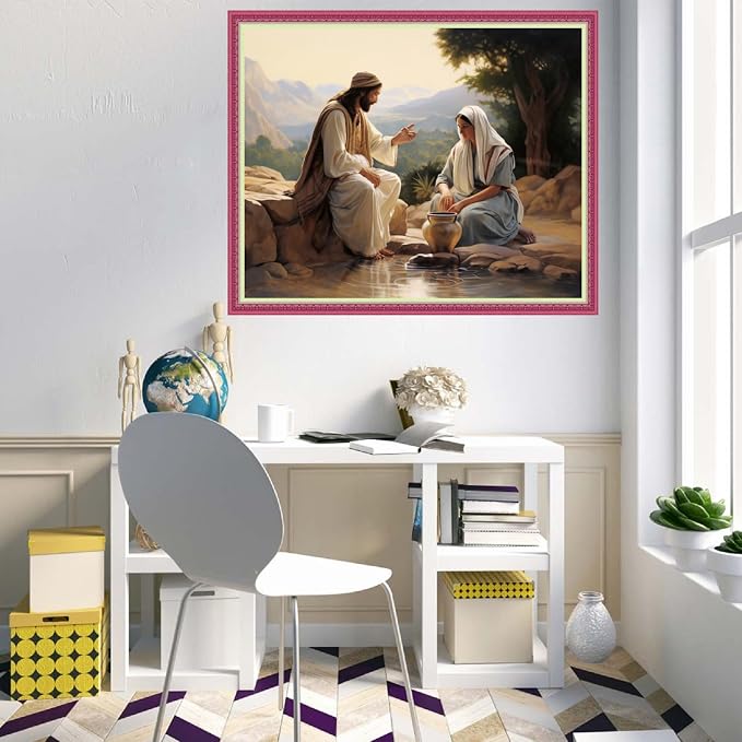 Disnesart Cross Stitch Stamped Full Embroidery Kits DIY 11CT Cotton Thread - Image 2
