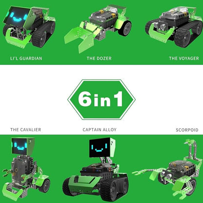 Robobloq Qoopers 6 in 1 Programming Robot Building Kit - Image 4
