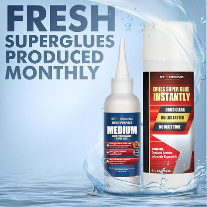 Starbond 4 oz Medium CA Glue - Image 2