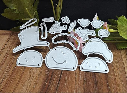 Metal Cutting Dies DIY Merry Christams Embossing Stencil Template Scrapbooking - Image 5