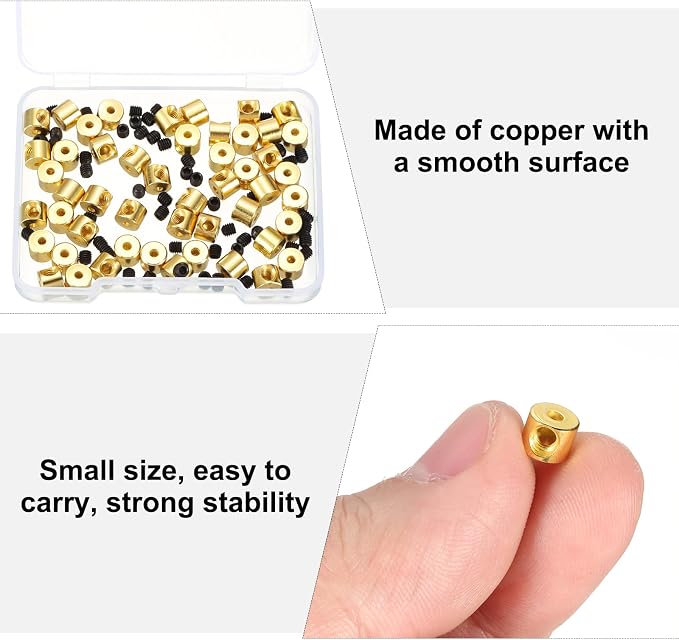 MECCANIXITY 50 Pcs Metal Locking Pin Backs, Locking Pin Keepers Clasps 5mm - Image 5