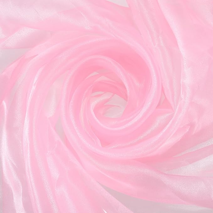 MECCANIXITY Iridescent Sheer Organza Fabric, 2 Yards x 59 Inches Solid by MECCANIXITY
