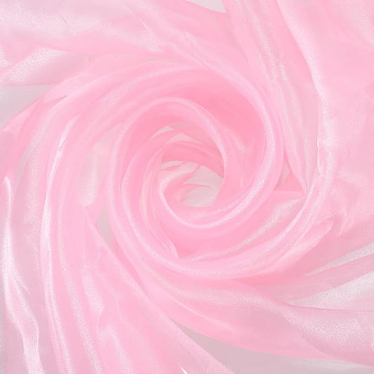 MECCANIXITY Iridescent Sheer Organza Fabric, 10 Yards x 59 Inches Solid by MECCANIXITY