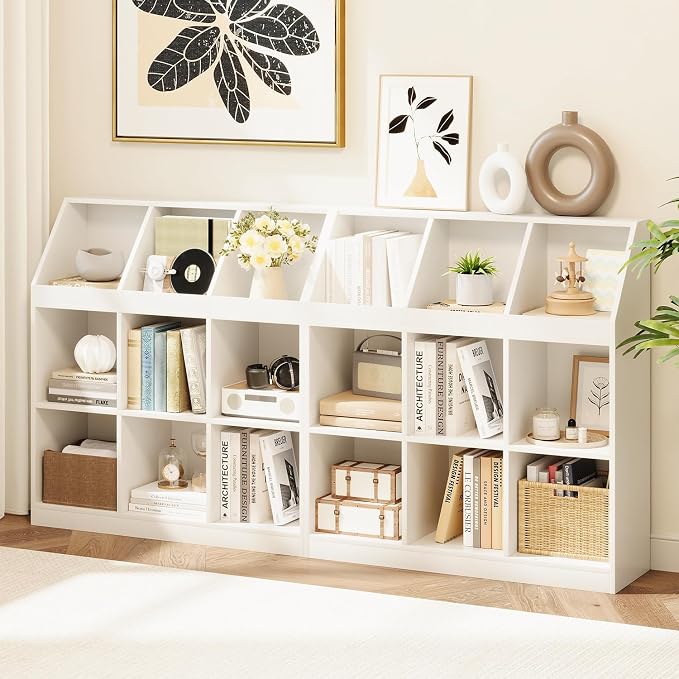 9-Cube Wooden Storage Bookcase - Image 8