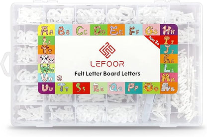 Letter Board Letters Only, 698 PRE-Cut Characters by LEFOOR