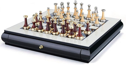 AMEROUS 16 Inches Wooden Chess Set, Large Size Board - Image 4